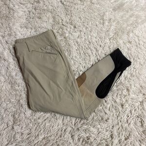 Women’s Size 34R Tan Equinavia Knee Patch Horseback Riding Breeches